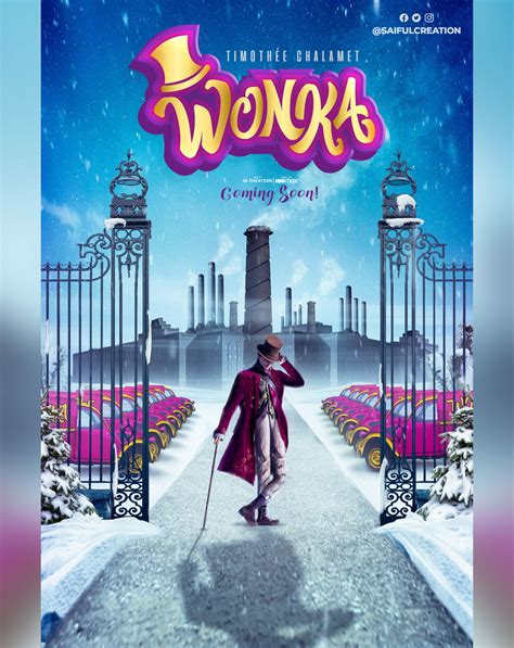 Wonka Movie Poster Design | Poster By Saifulcreation