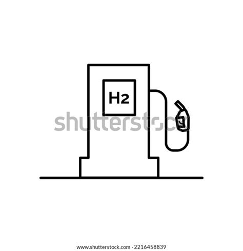 Hydrogen Filling Station Icon Vector Outline Stock Vector (Royalty Free) 2216458839 | Shutterstock