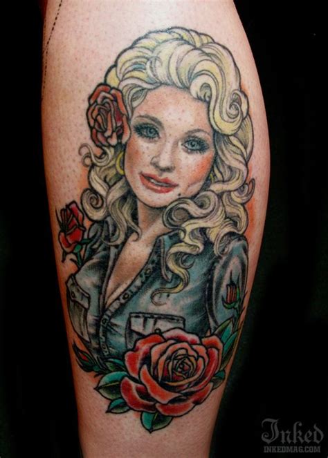 35 Amazing Dolly Parton Tattoos – NSF – Music Magazine