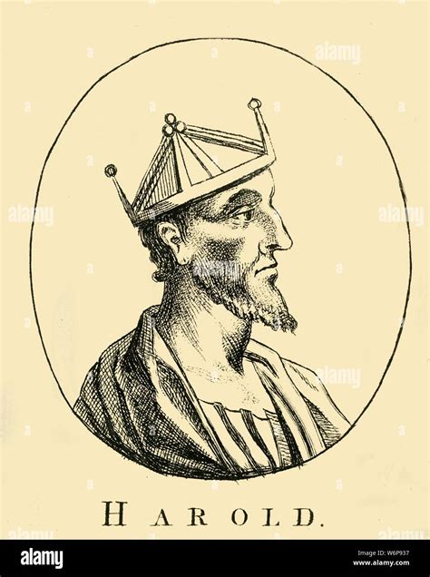 'Harold', 18th century. Harold Godwinson (c1022-1066) the last crowned ...