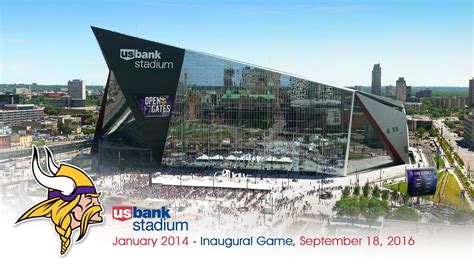 Official Minnesota Vikings U.S. Bank Stadium Construction Time-Lapse - YouTube