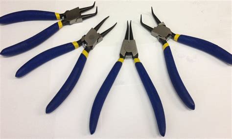 7" Circlip plier set, Internal / External circlip pliers, snap ring tool set | eBay