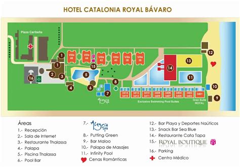 Resort Map | Catalonia Royal Bavaro | Punta Cana, D.R.