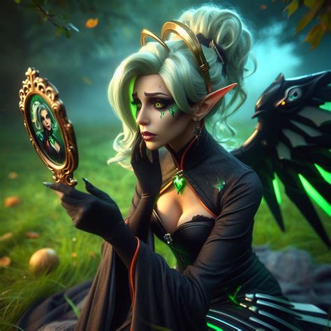 Mercy became witch by UnMercyFan on DeviantArt