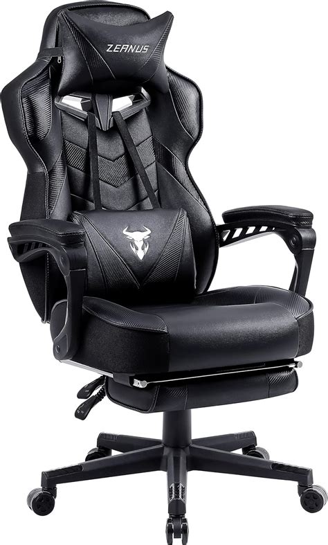 Amazon.com: Zeanus Gaming Chairs with Footrest Recliner Computer Chair ...