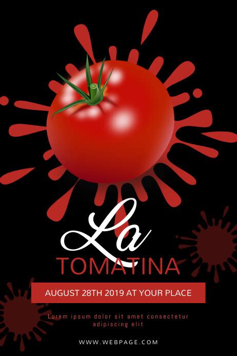 La Tomatina Festival Flyer Template | PosterMyWall