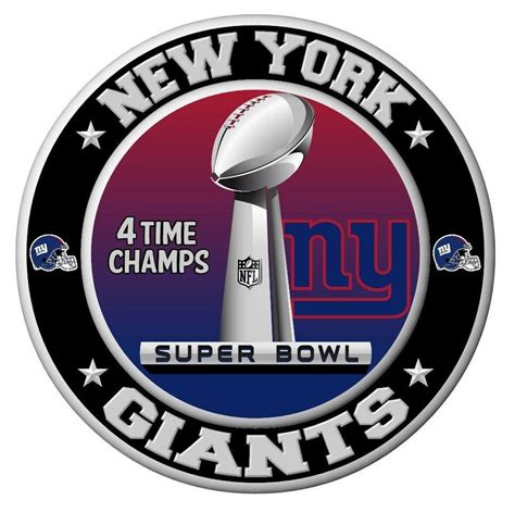 New York Giants Super Bowl Championship Sticker NFL Decal 11 | Etsy