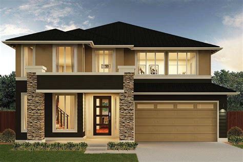 Modern Two-Story House Exterior