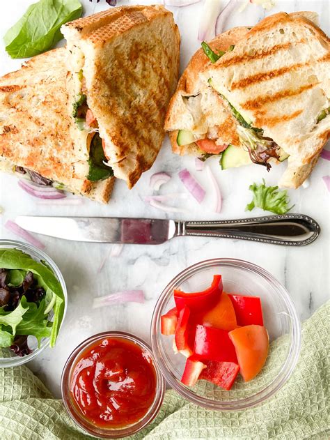 Veggie Panini - Two Cloves In A Pot