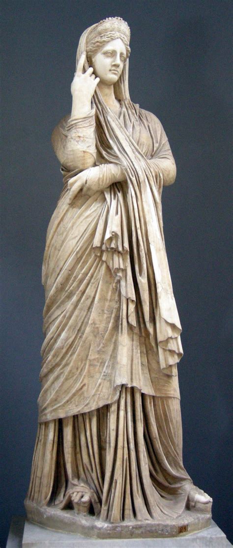 Madame de Pompadour (Modesty, 1st c. Roman sculpture)