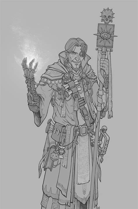 Sanctioned psyker WIP by LAAMDT on DeviantArt | Psyker, Warhammer art, Warhammer 40k artwork