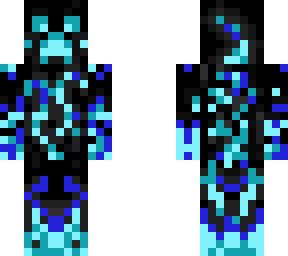 Blue creeper | Minecraft Skin