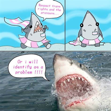 Blahaj the shark gave its Word by Gugassauros2 on DeviantArt