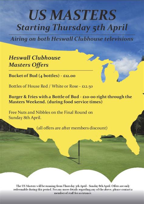 Heswall Golf Club Masters Offers – Heswall Golf Club