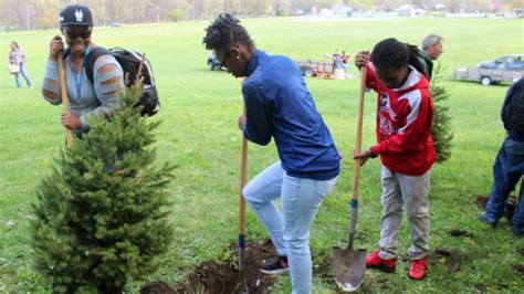 East English Village Prep Academy celebrates Arbor Day with tree ...