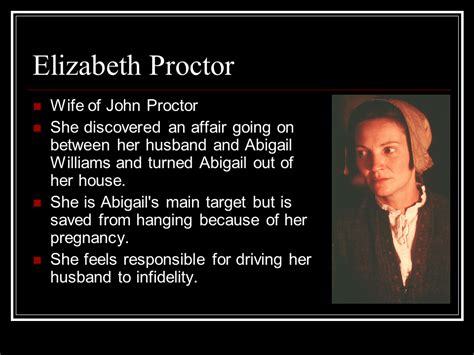 The Crucible Elizabeth Proctor Quotes //FREE\\