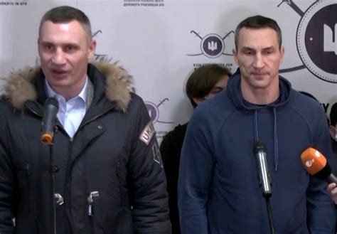 Klitschko Brothers Respond to Russian Invasion, Vow to Defend Ukraine ...