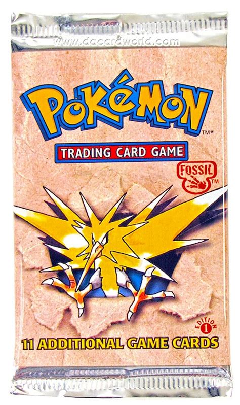 WOTC Pokemon Fossil 1st Edition Booster Pack | DA Card World