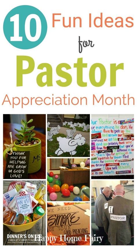 10 Fun Ideas for Pastor Appreciation Month - Happy Home Fairy | Pastors appreciation, Pastor ...