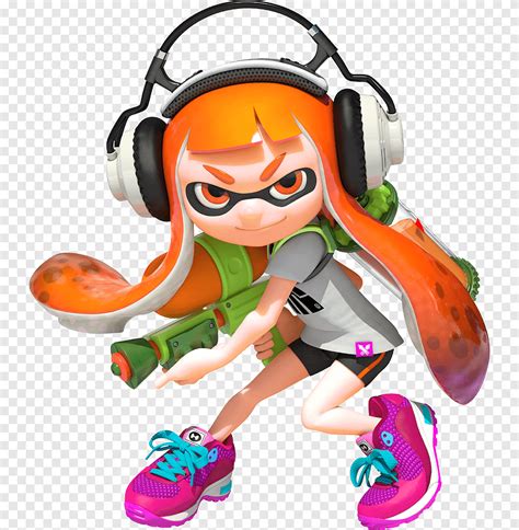 Splatoon 2 Girl Wii U Video Games, inkling squid, game, child png | PNGEgg