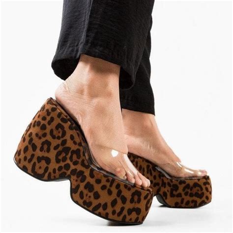 animal print sandals