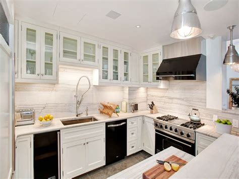 White Kitchen Cabinets with Black Appliances - Decor IdeasDecor Ideas