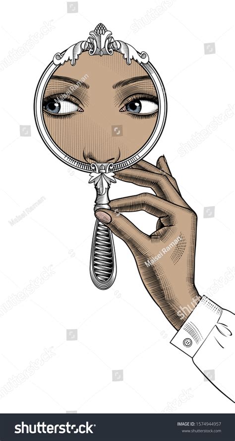 6,753 Girl Mirror Drawing Images, Stock Photos & Vectors | Shutterstock