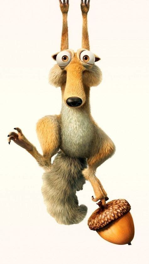 Ice Age - Scrat iPhone 6 Wallpaper | Cartoon wallpaper, Funny wallpapers, Disney background