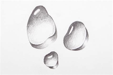 Water Droplets Drawing