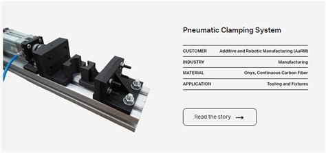 Markforged Application Library - Pneumatic Clamping System - AIE