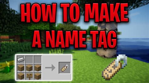 How to Make a Name Tag in Minecraft » NewsXfeed