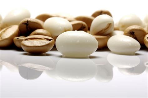 Premium AI Image | Coffee beans white