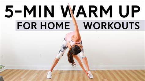 5-Minute Warm Up for At-Home Workouts - YouTube