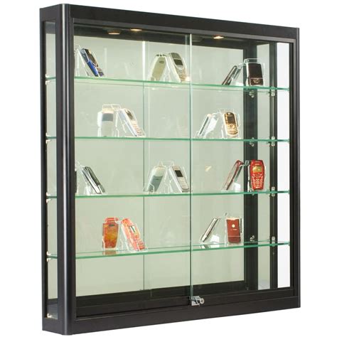 Lighted Display Cabinet With Glass Doors - Image to u