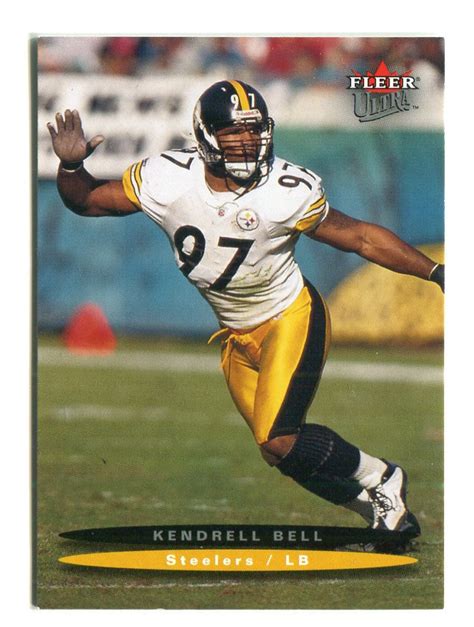 KENDRELL BELL 2003 Fleer Ultra #54 Georgia Bulldogs STEELERS