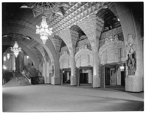 Pantages Lobby | Pantages theater, Theatre interior, Art deco theater