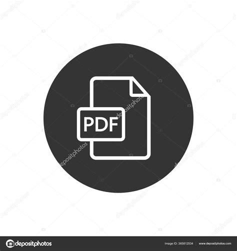 Pdf Vector White Icon Gray Vector Stock Vector Image by ©Illizium ...