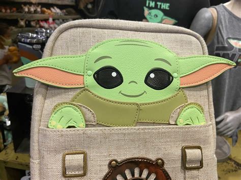 PHOTOS: New Star Wars Loungefly 'The Mandalorian' Grogu Mini Backpack Flies into Downtown Disney ...