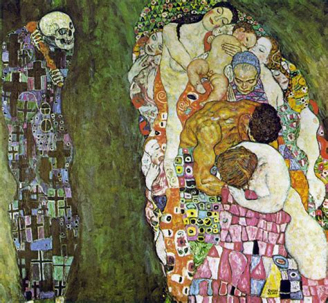 Death and Life Painting | Gustav Klimt Oil Paintings