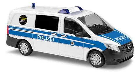 Busch Autos 51144 MB Vito Halbbus Bundespolizei | Menzels Lokschuppen Onlineshop