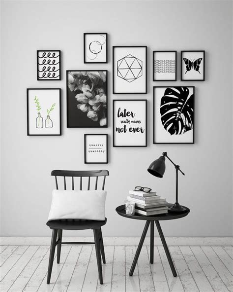 Black And White Wall Decor: 10 Designs For A Bold And Modern Look