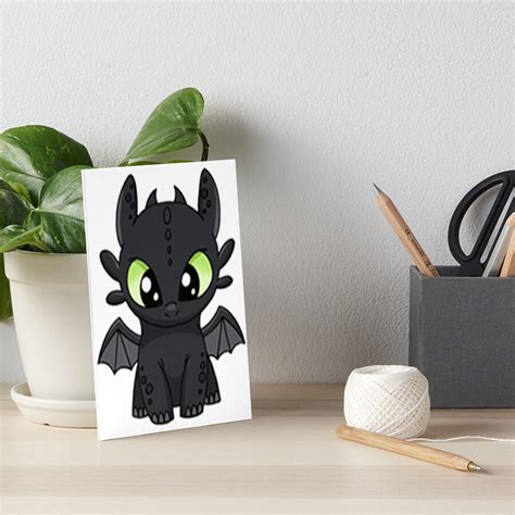 "Night Fury Toothless" Art Board Print for Sale by Artcci | Redbubble