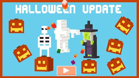 CROSSY ROAD HALLOWEEN Update | 5 New Spooky Characters! Pumpkin, Witch, Mummy, Scaredy Cat ...