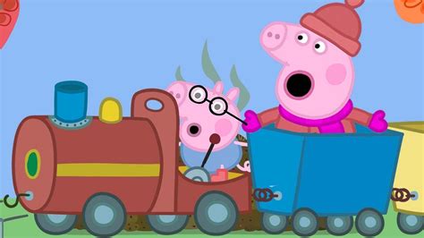 Grandpa's Little Train and The Baby Piggy 🐷🚂 | Peppa Pig Official Family Kids Cartoon - YouTube