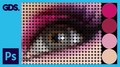 Circle / Dot pixel effect In Adobe Photoshop - Photoshop Chronicle