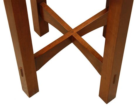 Round Mortise & Tenon Accent Table - Ohio Hardword & Upholstered Furniture