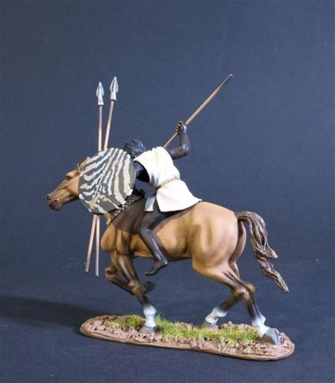 Numidian Light Cavalry (thrusting spear, zebra pattern shield), The Numidians, Armies and ...