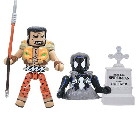 Black Costume Spider-Man & Kraven the Hunter Minimates