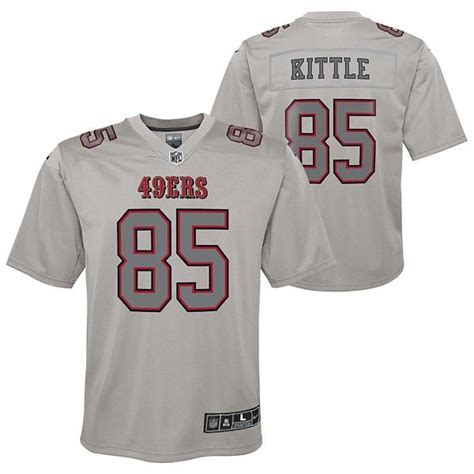 Nike Kids' San Francisco 49ers George Kittle #85 Atmosphere Jersey in ...