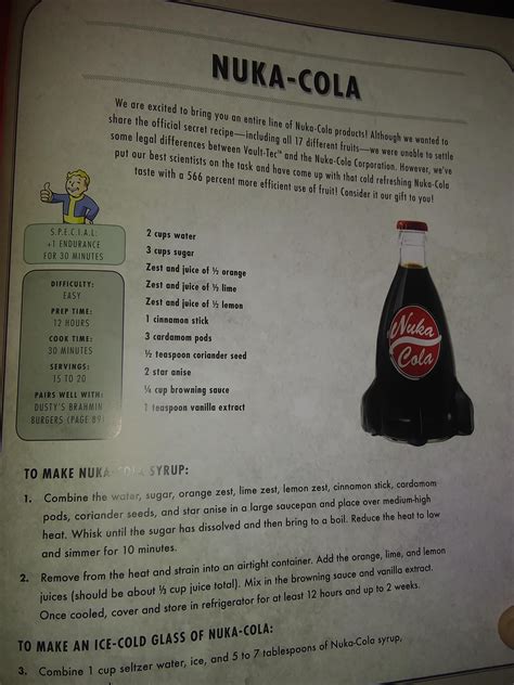 In case you wanted to taste Nuka Cola here ya go. : r/BethesdaSoftworks